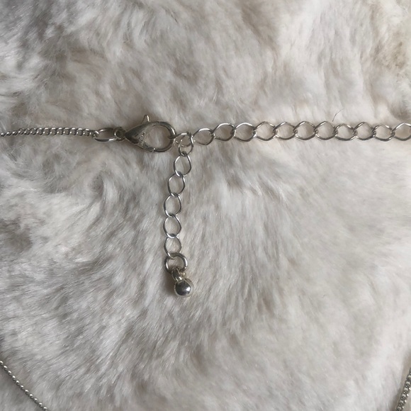 Adjustable Silver Necklace with Breast Cancer Hope Ribbon Pink Charm - Picture 4 of 5